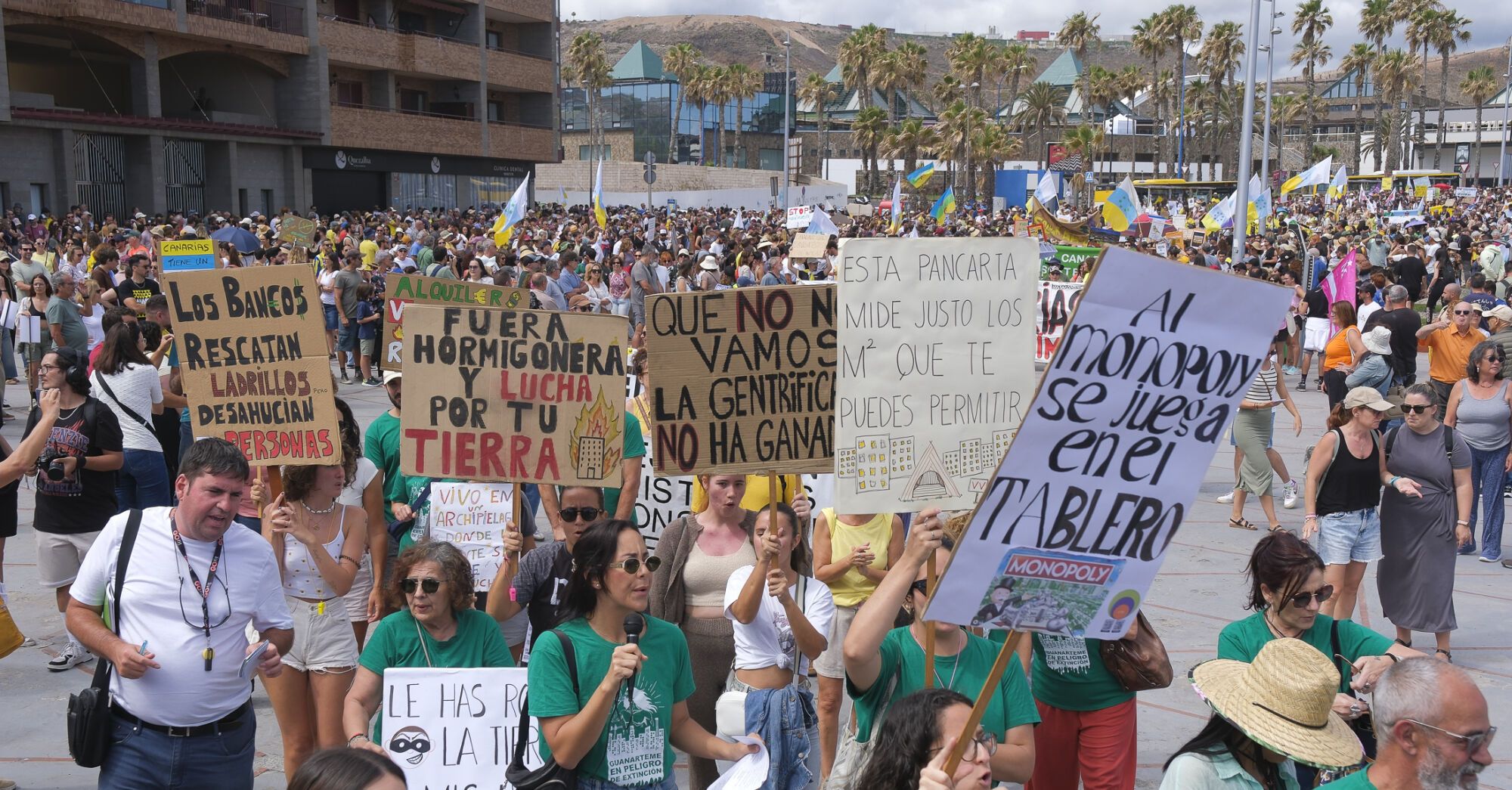 Manifestación Canarias tiene un límite 18M en Las Palmas de Gran Canaria