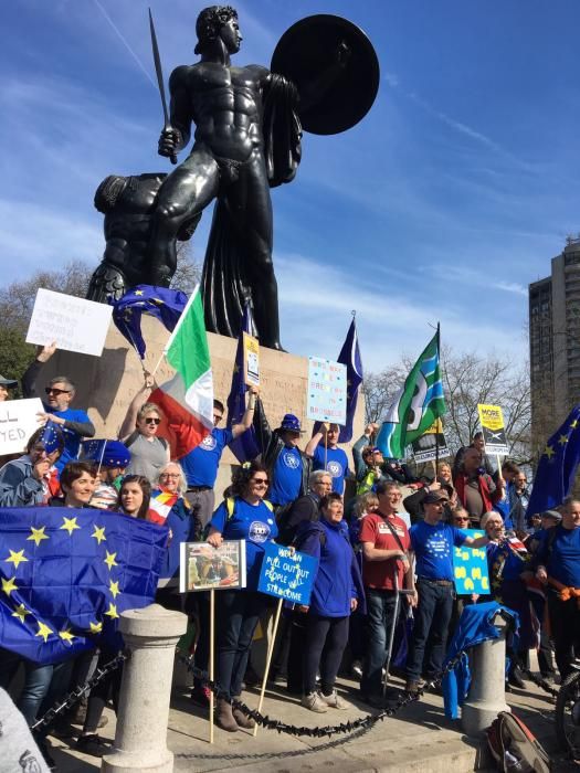 Manifestación en Londres contra el ''Brexit''