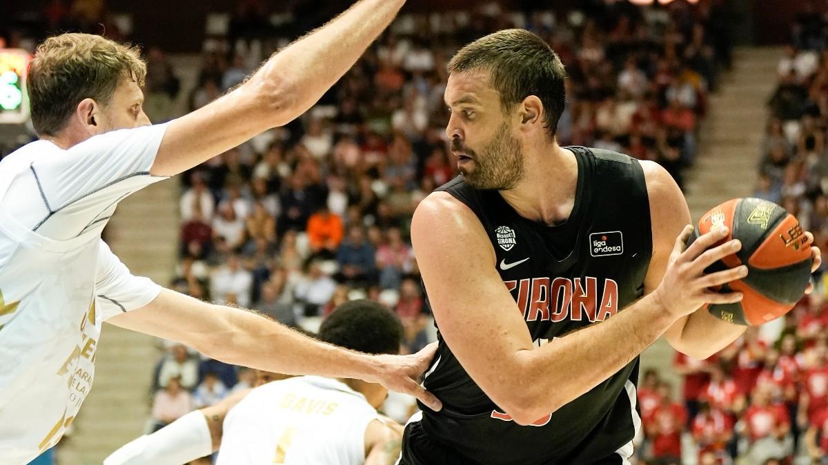 Marc Gasol frente a Pustovyi
