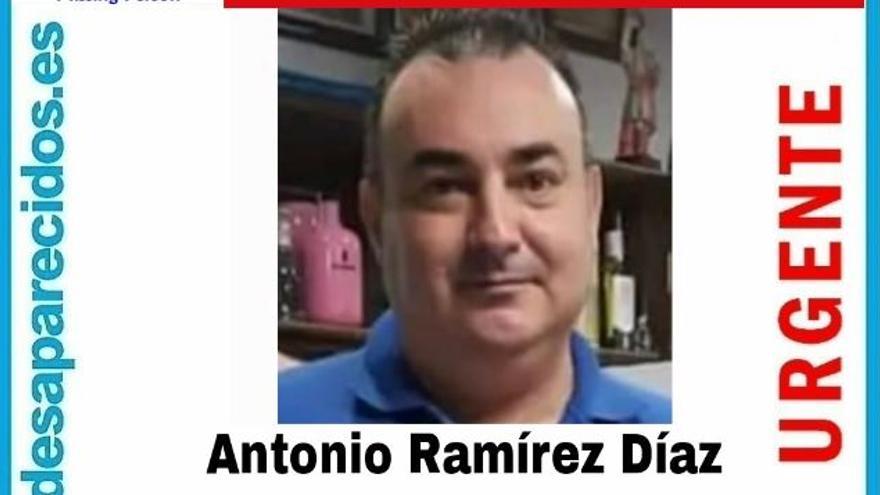 Antonio Ramírez, desaparecido.