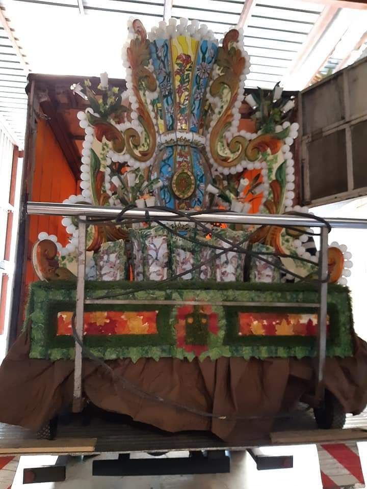 La gaiata infantil de la Ciudad (la ganadora de esta sección en el 2019 cuyo galardón fue para Sequiol) salió ayer hacia Fitur para su exposición en el estand de Castelló.