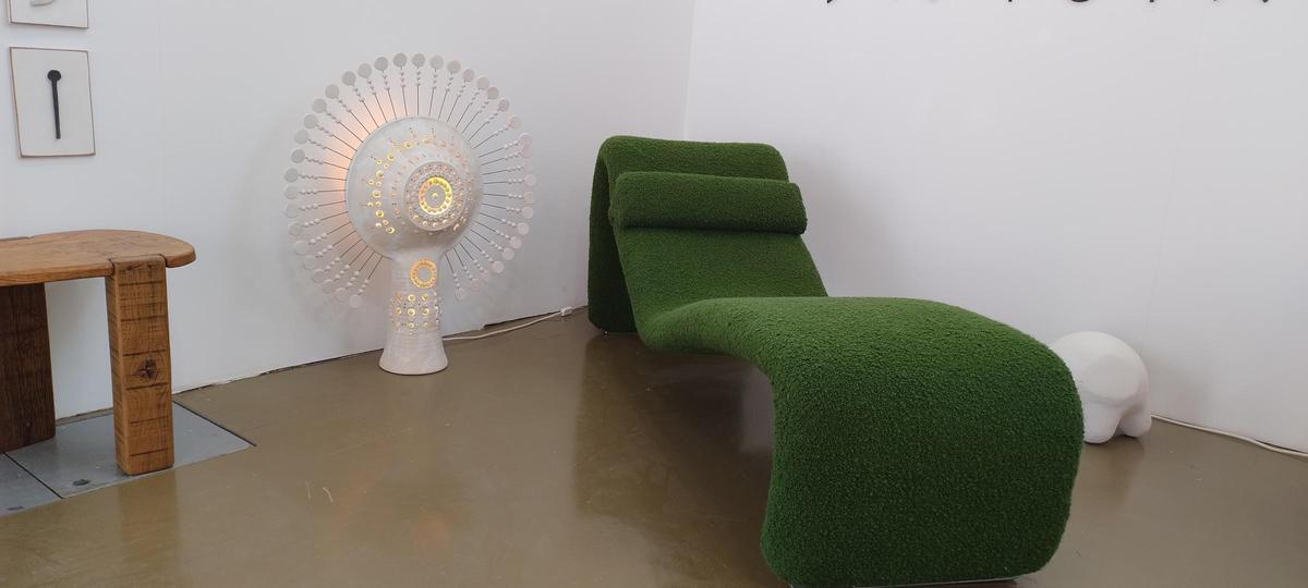 Cheslón diseñado por Olivier Mourgue para la película ‘2001: Odisea en el espacio’, en Galería Tambien.