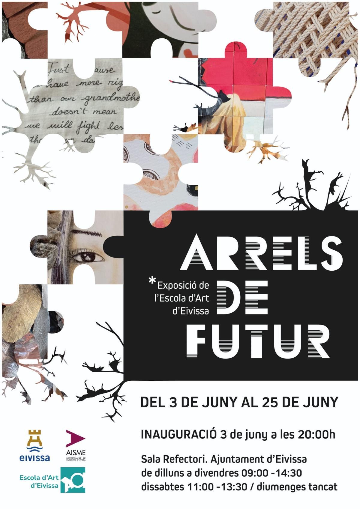 La muestra 'Arrels de futur' pde verse en el Refectori de Dalt Vila