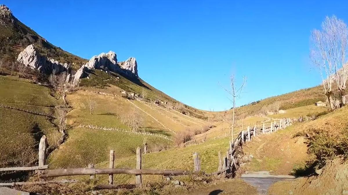 Un paisaje de la ruta de las Brañas Alleranas