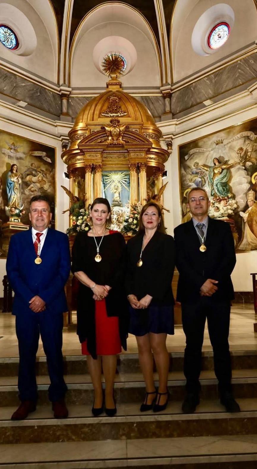 María Dolores Adam e Isabel María Palau ejercerán como camareras de la patrona de Cullera en las próximas fiestas.