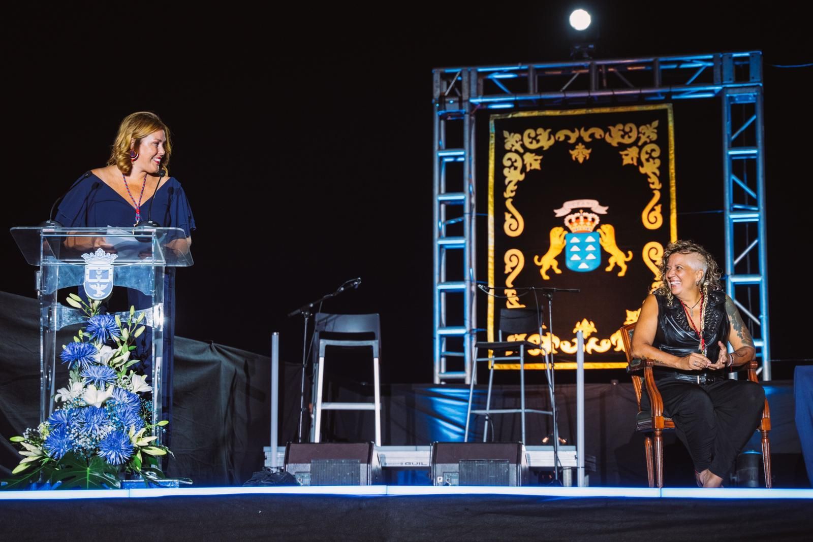 Rosana Arbelo Gopar, primera Hija Predilecta de la Historia de Arrecife