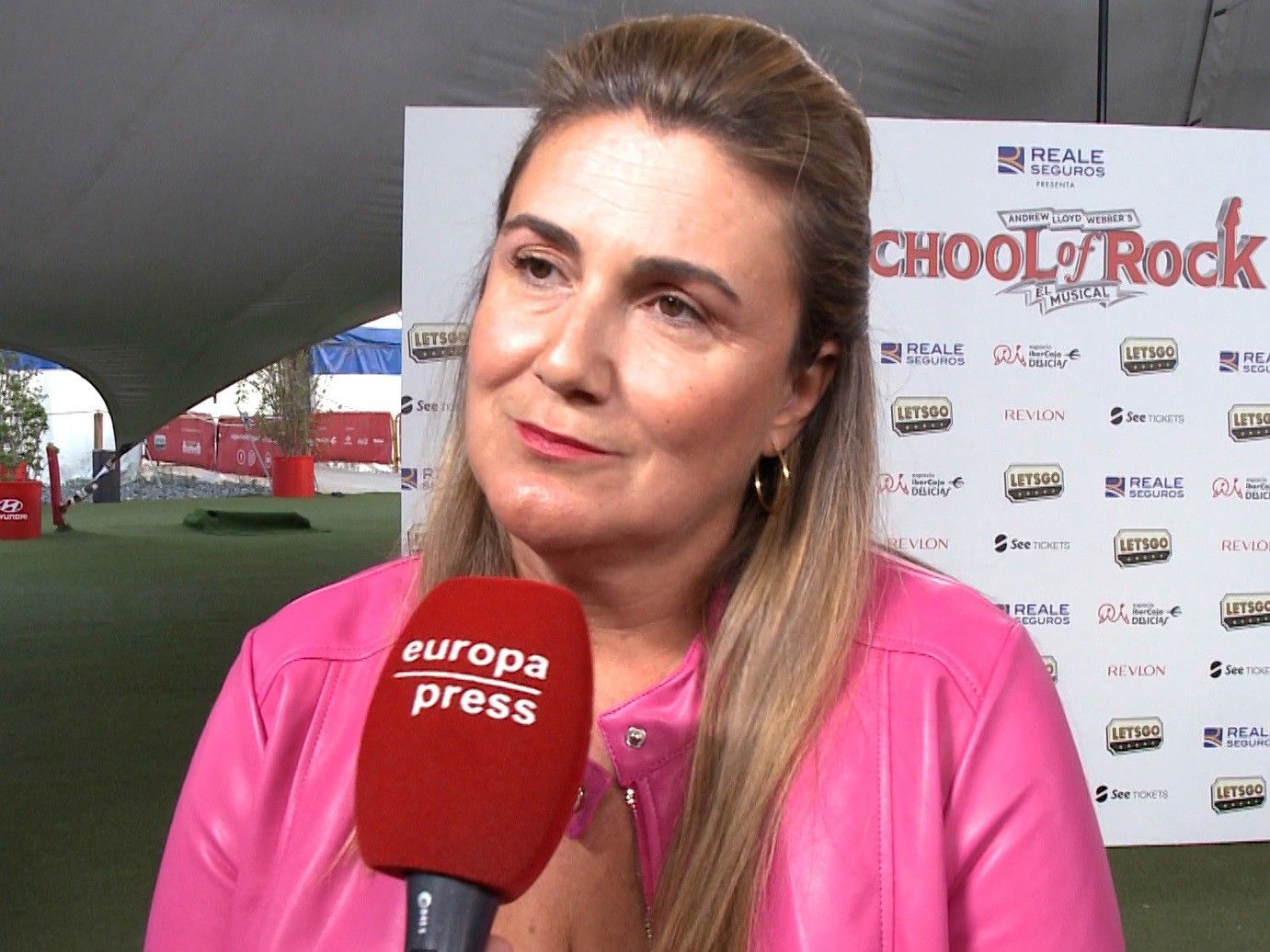Carlota Corredera, en el estreno de 'School of Rock'