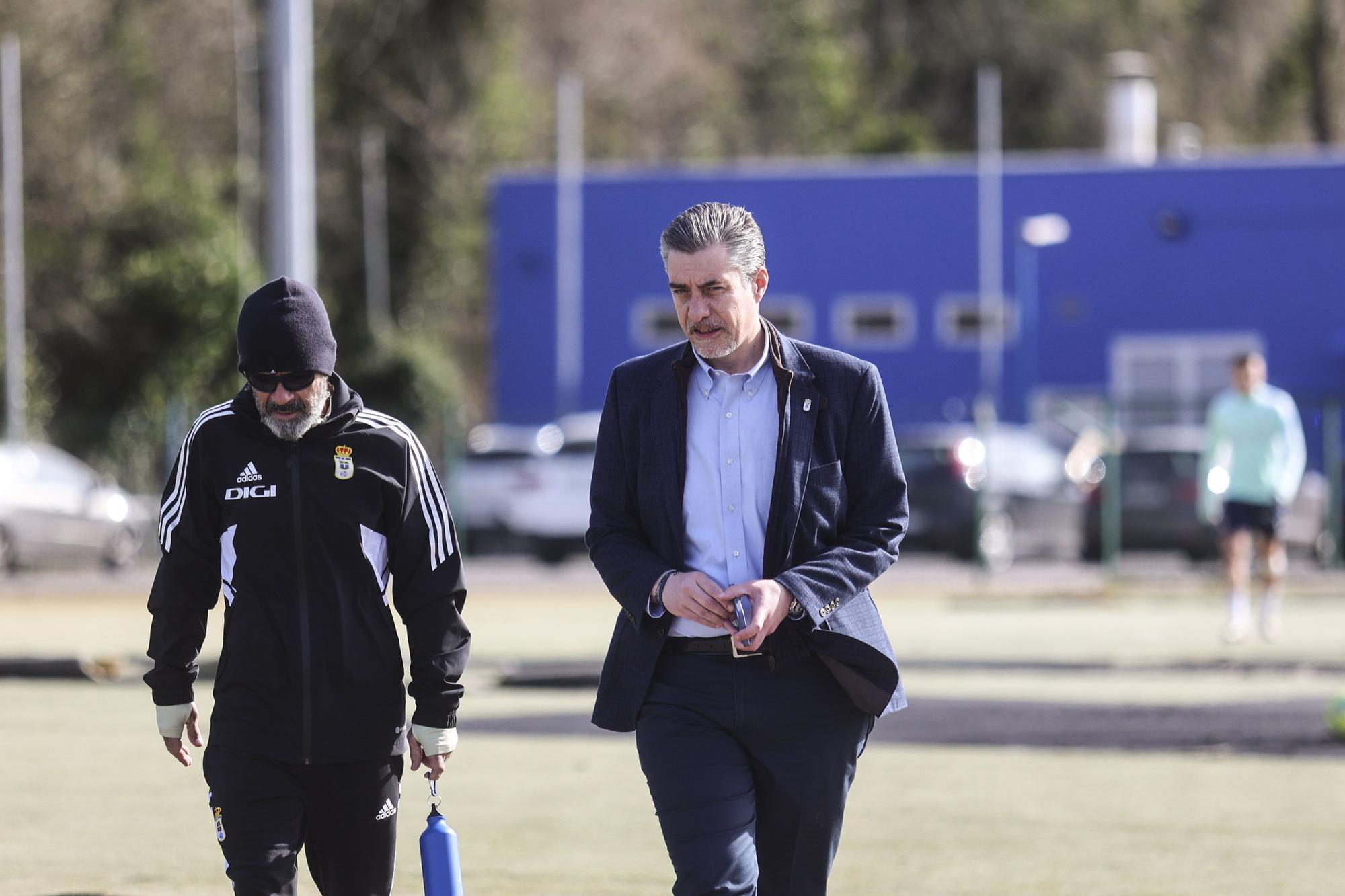 EN IMÁGENES: el entrenamiento del Oviedo