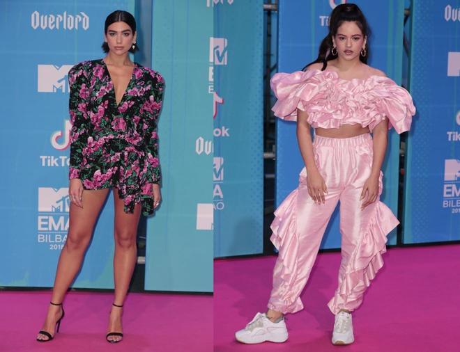 Dua Lipa y Rosalía en los MTV EMA 2018