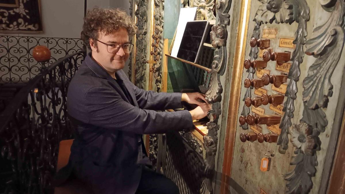 El organista Jorge García Martín