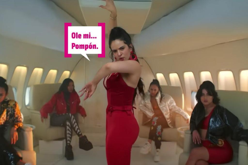 Rosalía en el videoclip de 'Con Altura'