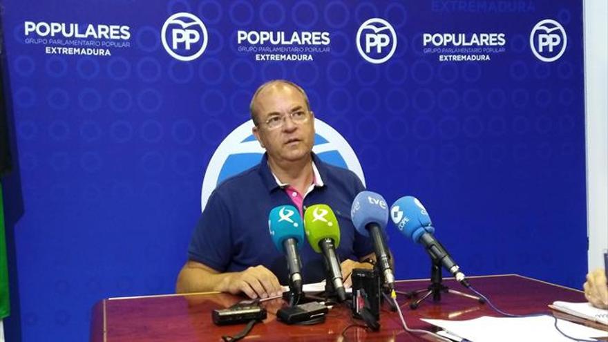 El PP pedirá un Pleno monográfico sobre el grado de cumplimiento de Fernández Vara