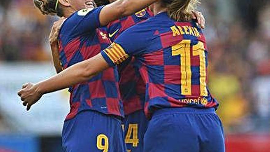 Golejada del Barça femení davant del   Tacón, futur equip del Reial Madrid