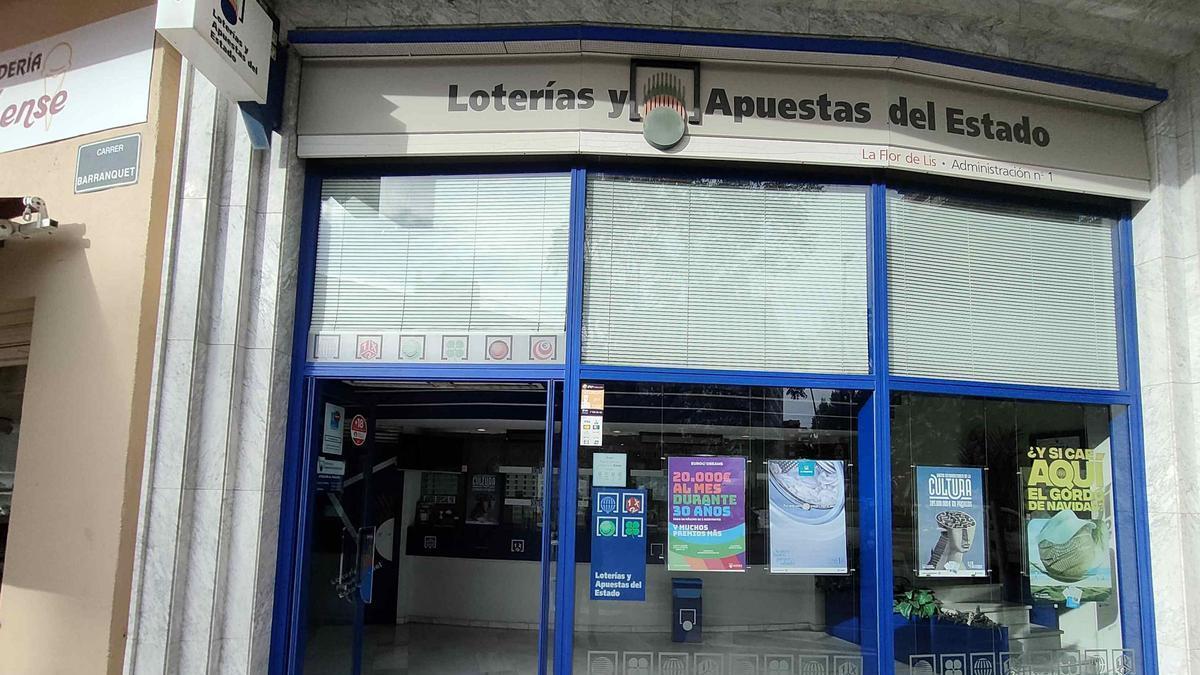 Administración agraciada con el segundo premio de la Primitiva en La Vila Joiosa