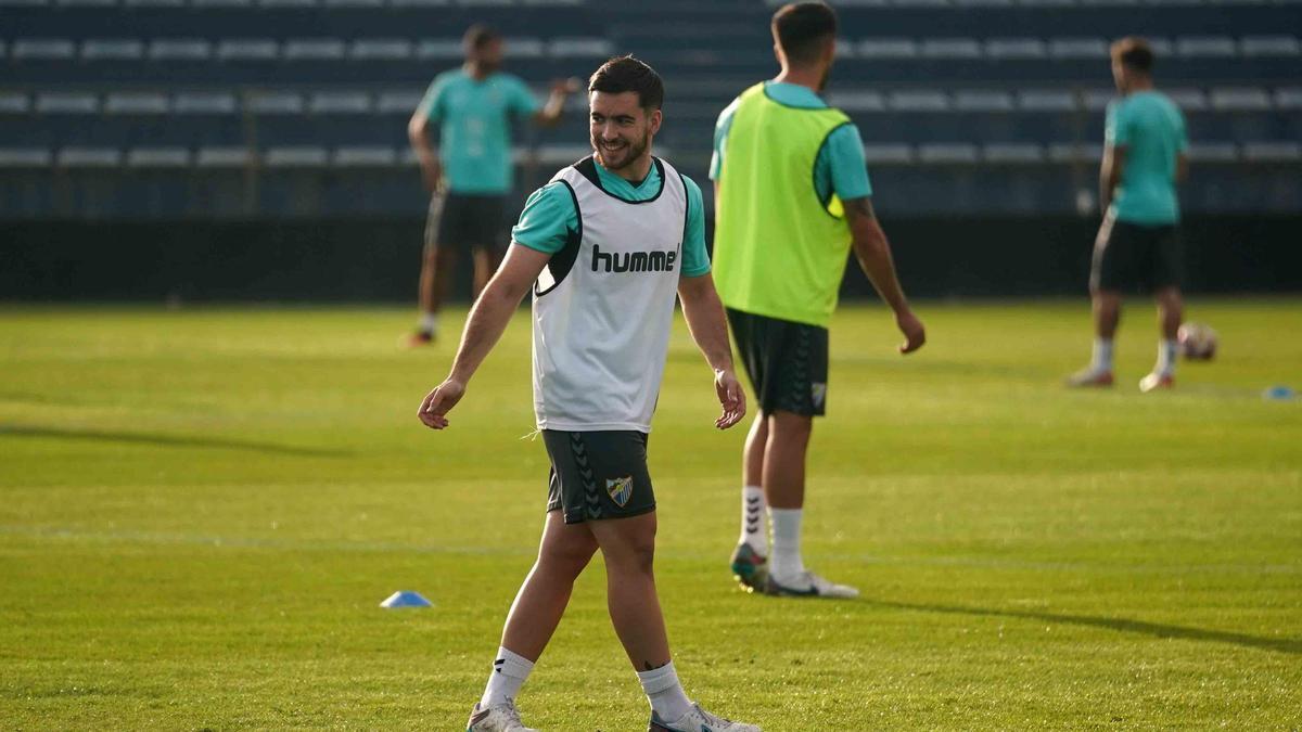 Ramón Enríquez, durante un entrenamiento.