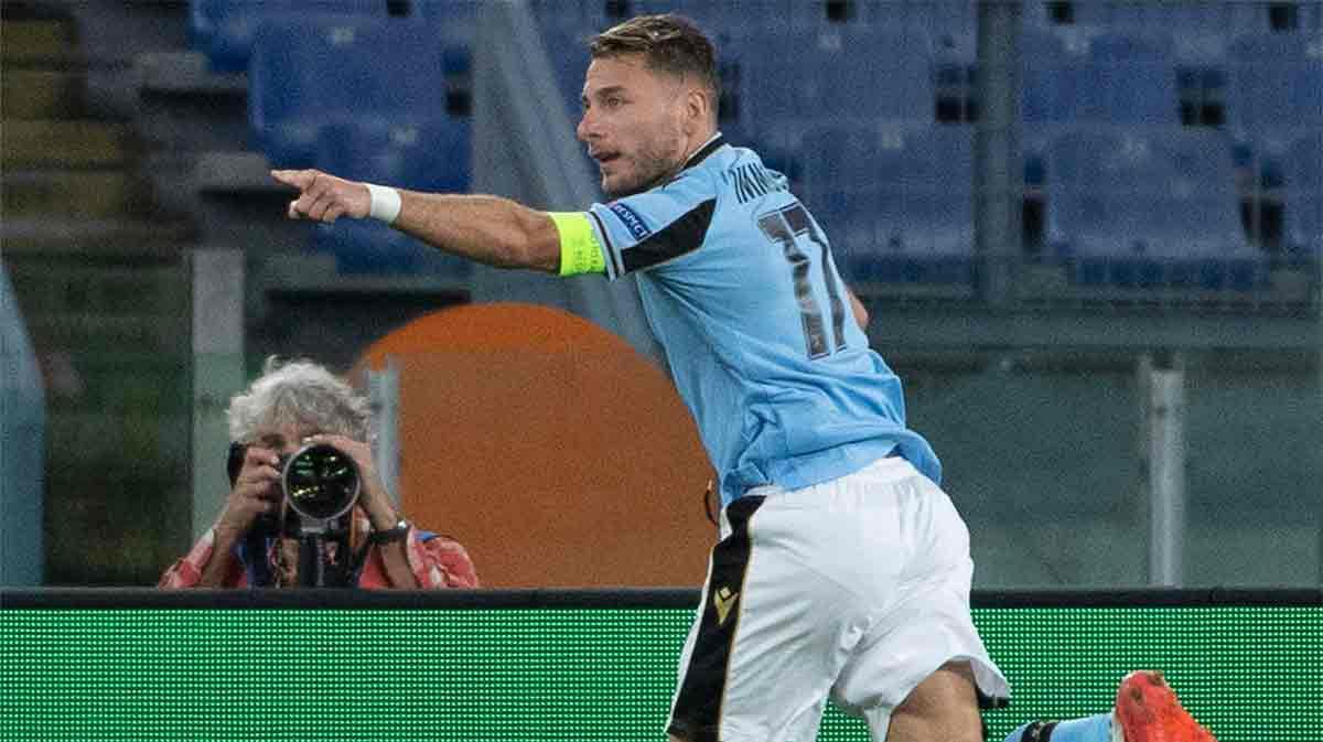 Immobile solo necesitó un toque de calidad para marcar el primer tanto de la Lazio