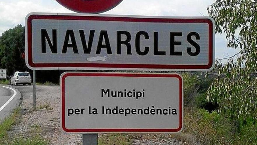 Navarcles col·loca els rètols d&#039;independència