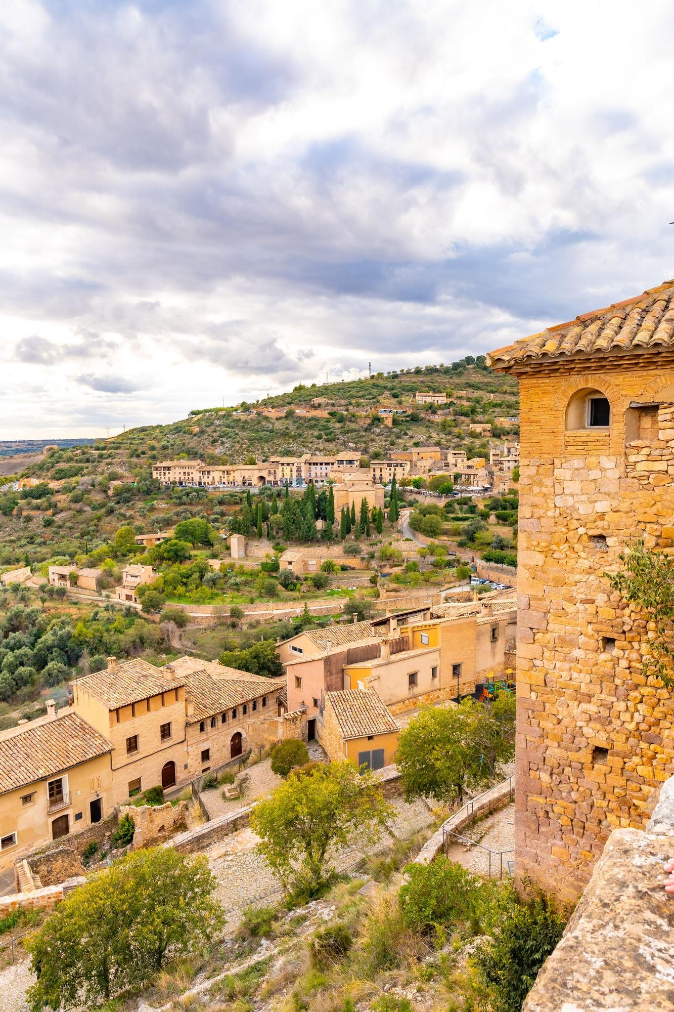 Vistas desde la torre del castillo de Alquézar, uno de los pueblos más bonitos según la OMT