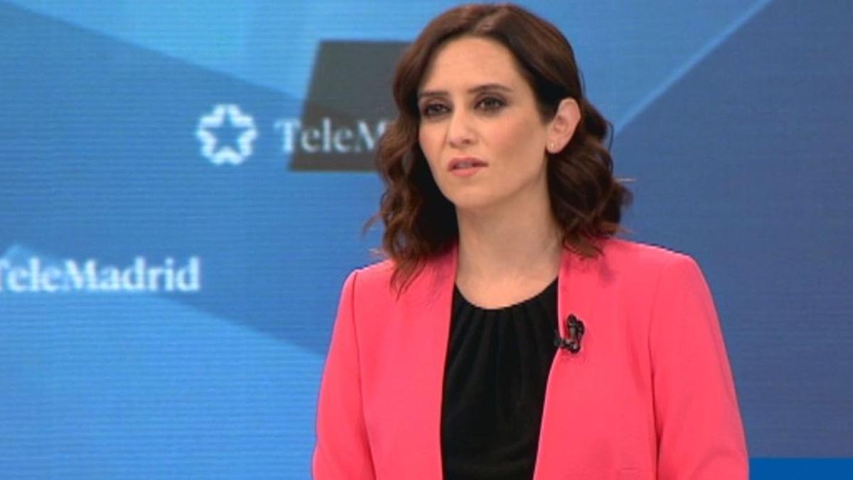 Ayuso en Telemadrid