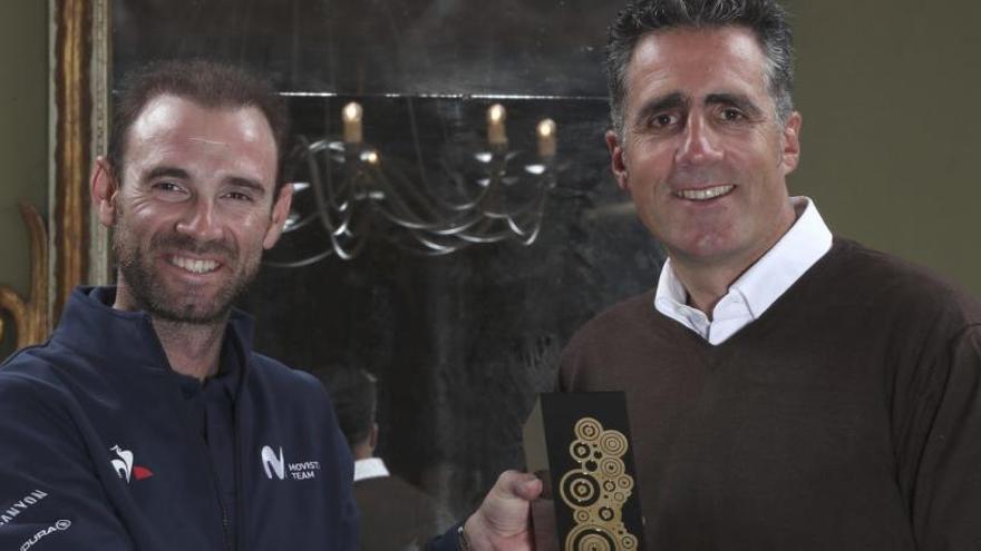 Alejandro Valverde recibe la Bicicleta de Oro