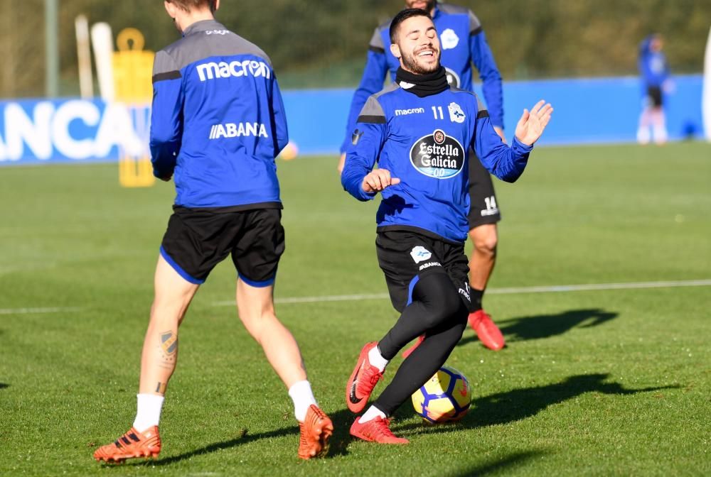 Cristóbal prueba a Valentín, con Juanfran de baja