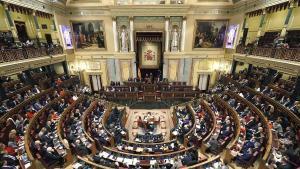 El hemiciclo del Congreso de los Diputados. / EFE