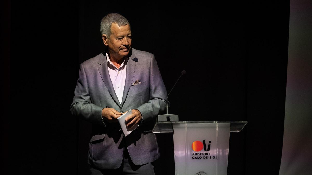Marià Mayans, presidente del IEE, en la entrega de las Mencions 2025.