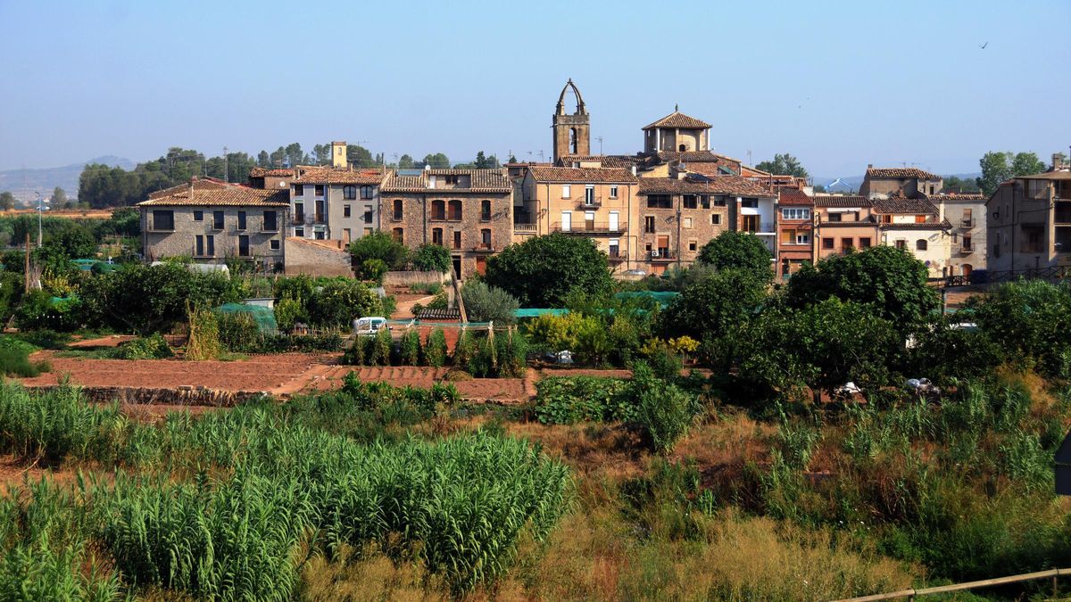 Vista del poble vell de Sant Fruitós de Bages