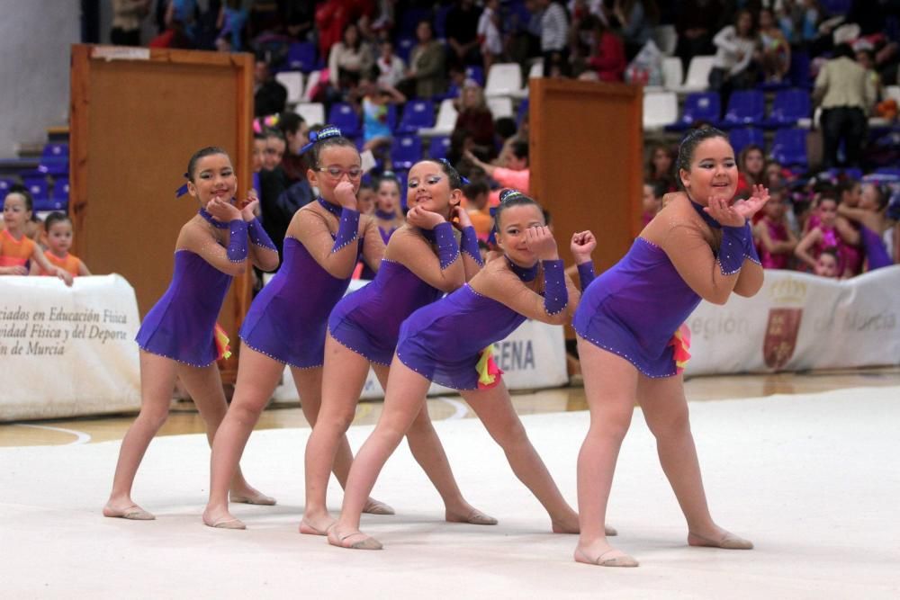 Cartagena celebra la primera jornada de la competición escolar de gimnasia rítmica con más de 1.000 participantes