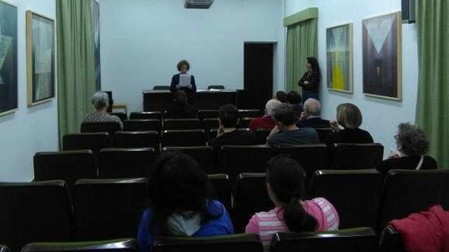 Lectura pública en la Biblioteca.