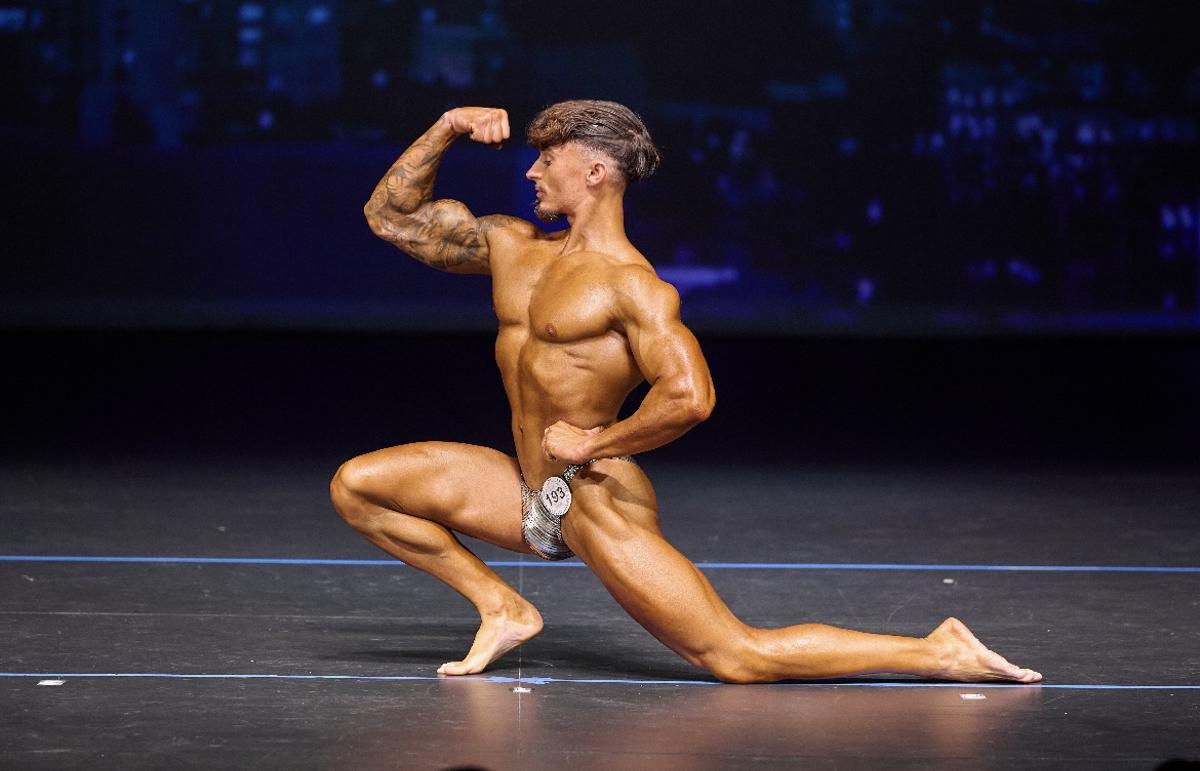 El culturista de Gilet durante el Mundial.