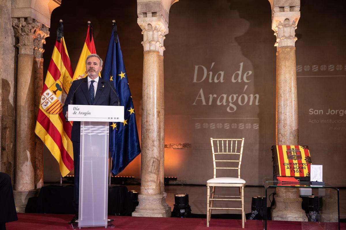 En imágenes | Acto institucional por el Día de Aragón en La Aljafería En imágenes | Acto institucional por el Día de Aragón en La Aljafería