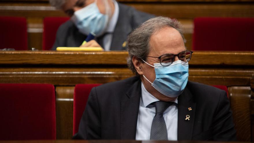 El presidente de la Generalitat, Quim Torra