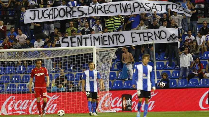 Desolación en las gradas por el descenso