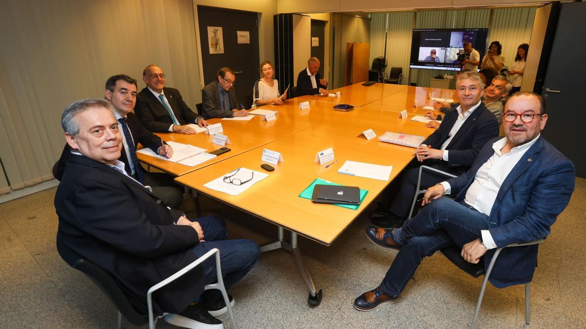 Reunión entre la Xunta y los rectores, esta mañana en Santiago