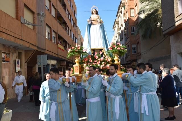 Procesión del Resucitado y Tambores en Mula