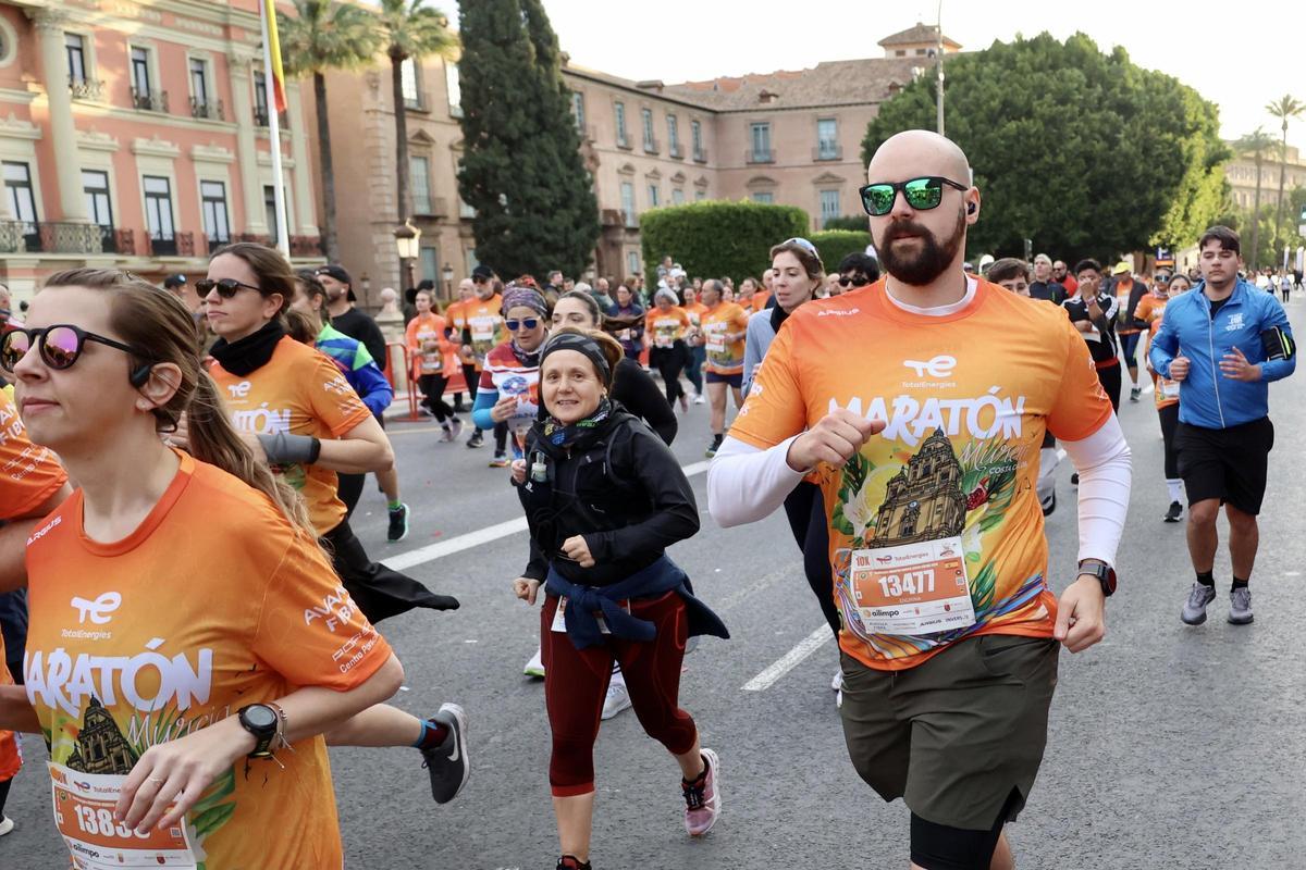 La maratón TotalEnergies Murcia Maratón Costa Cálida