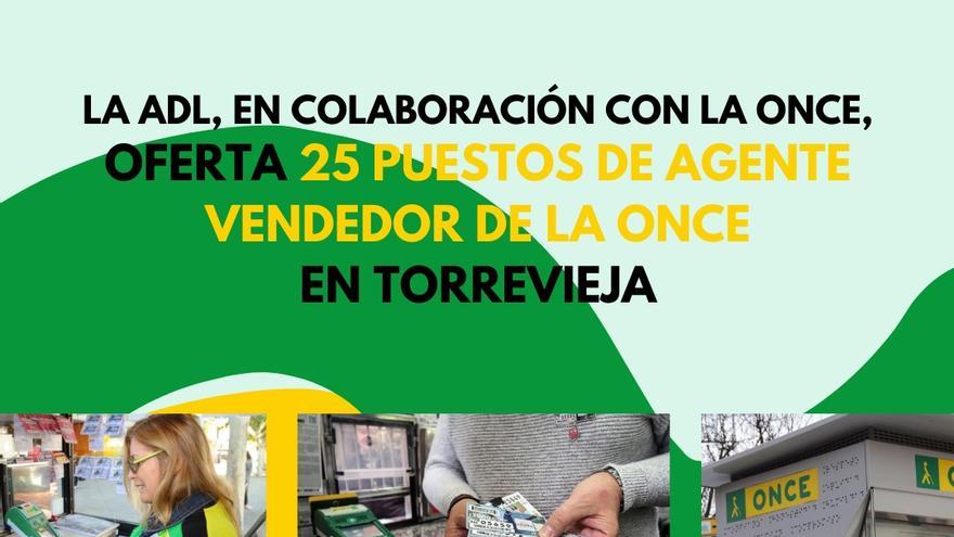 La ONCE busca a 25 nuevos vendedores del cupón en Torrevieja