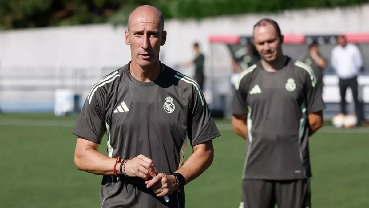 Joselu Sánchez, entrenador del Real Madrid C