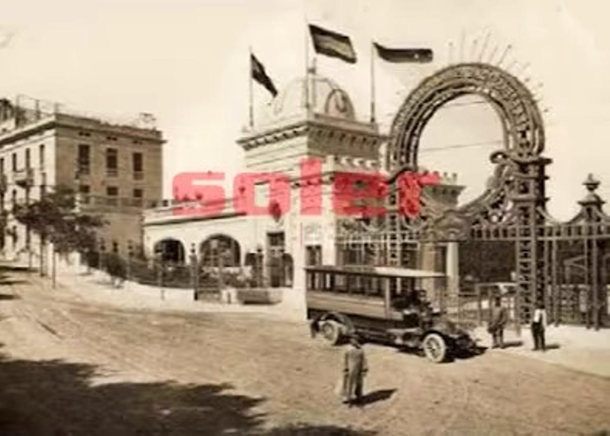 Imagen antigua del Gran Hotel Casino de l'Arrabassada