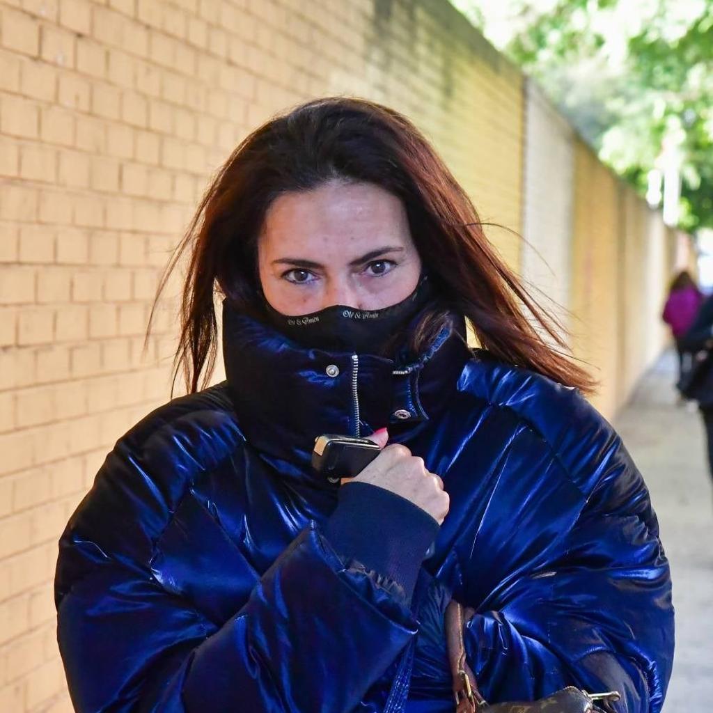 Olga Moreno por las calles de Málaga