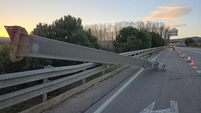 Les imatges dels efectes de la ventada a les comarques gironines