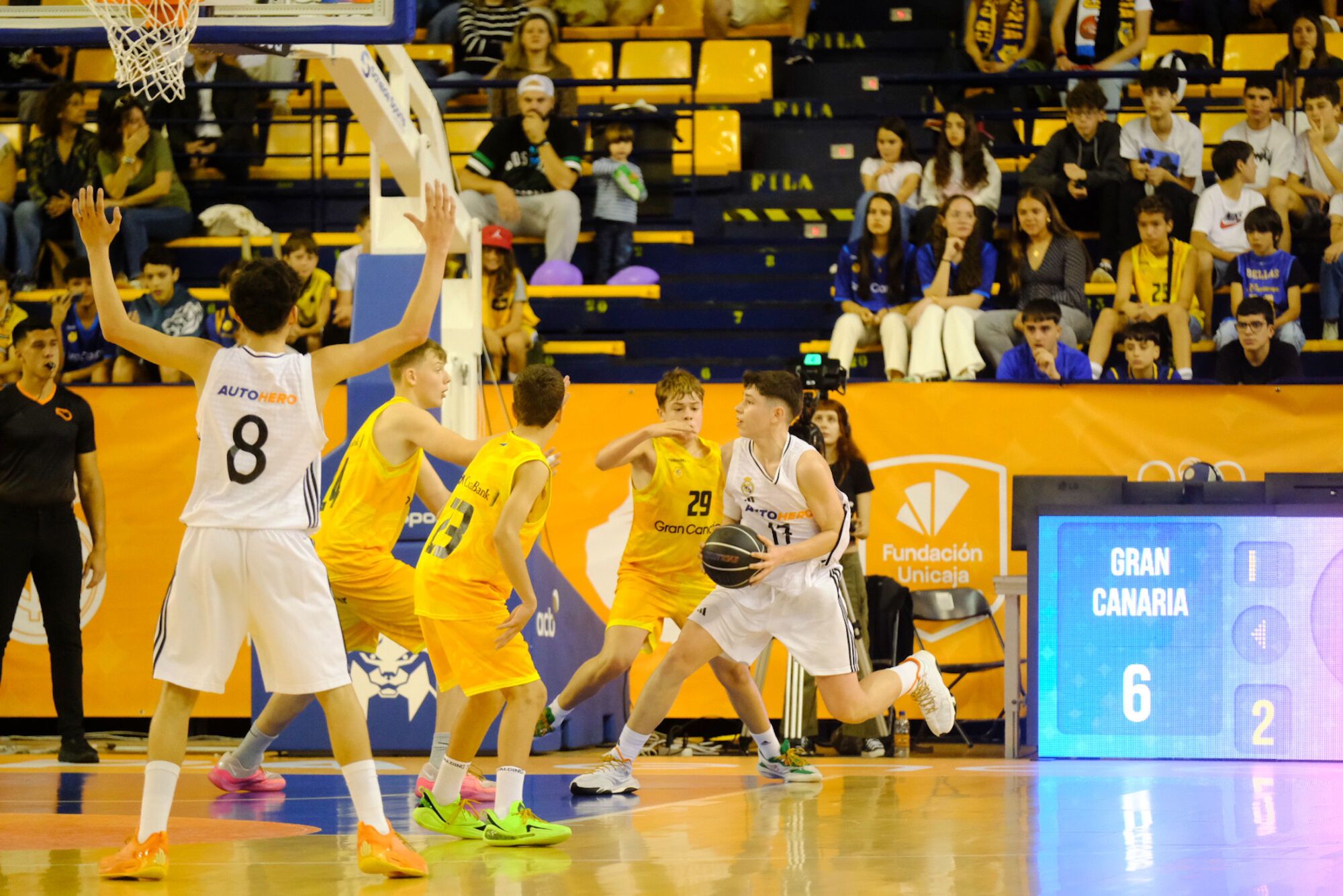 Semifinal de la Minicopa Endesa: Granca-Real Madrid  | 15/02/2025 | Fotógrafo: José Carlos Guerra