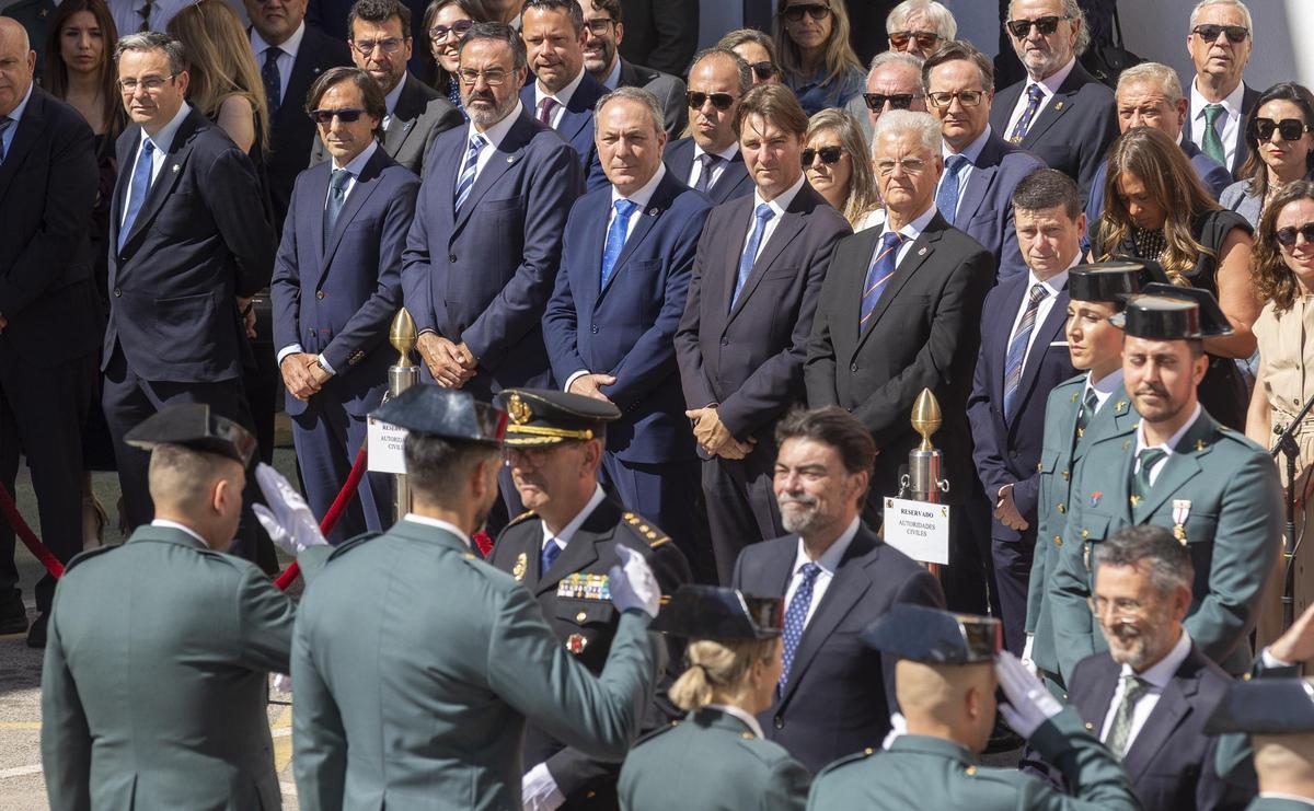 La Guardia Civil celebra en Alicante el 182 aniversario de su fundación
