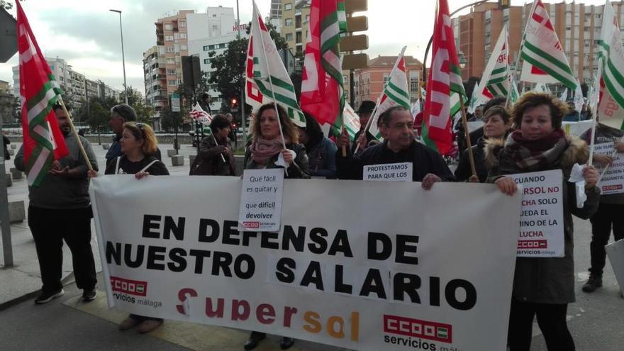 Manifestación realizada el pasado lunes.