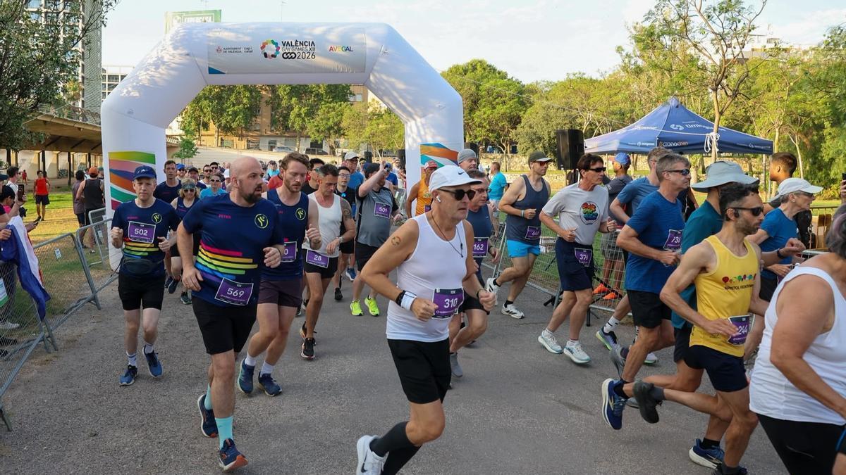 Salida de la 10K en los Gay Games