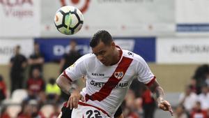 De Tomás, durante su anterior etapa en el Rayo