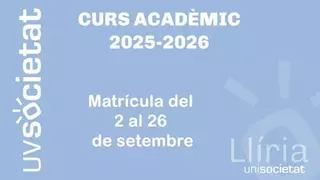 Neurociencia, historia, cambio climático e inteligencia artificial en el nuevo curso Unisocietat de Llíria