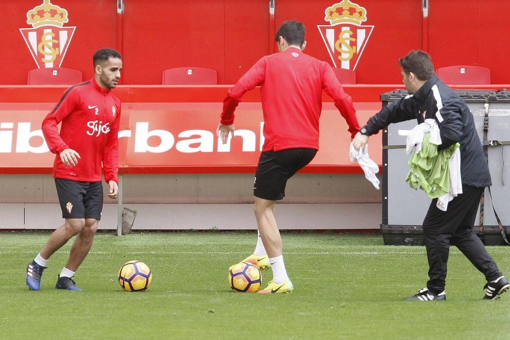 Entrenamiento del Sporting