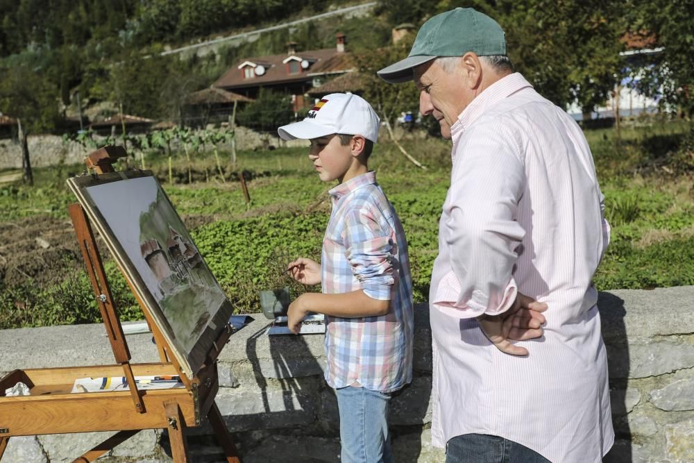 Concurso de pintura rápida en Bueño